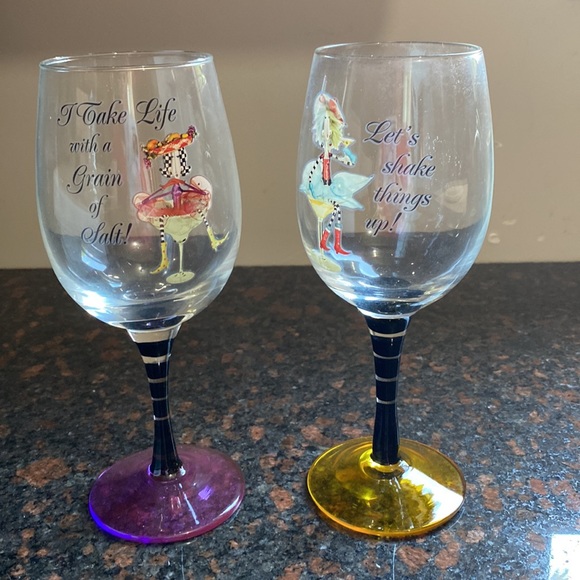 The Bradford Exchange Other The Bradford Exchange Set 2 Cute Wine